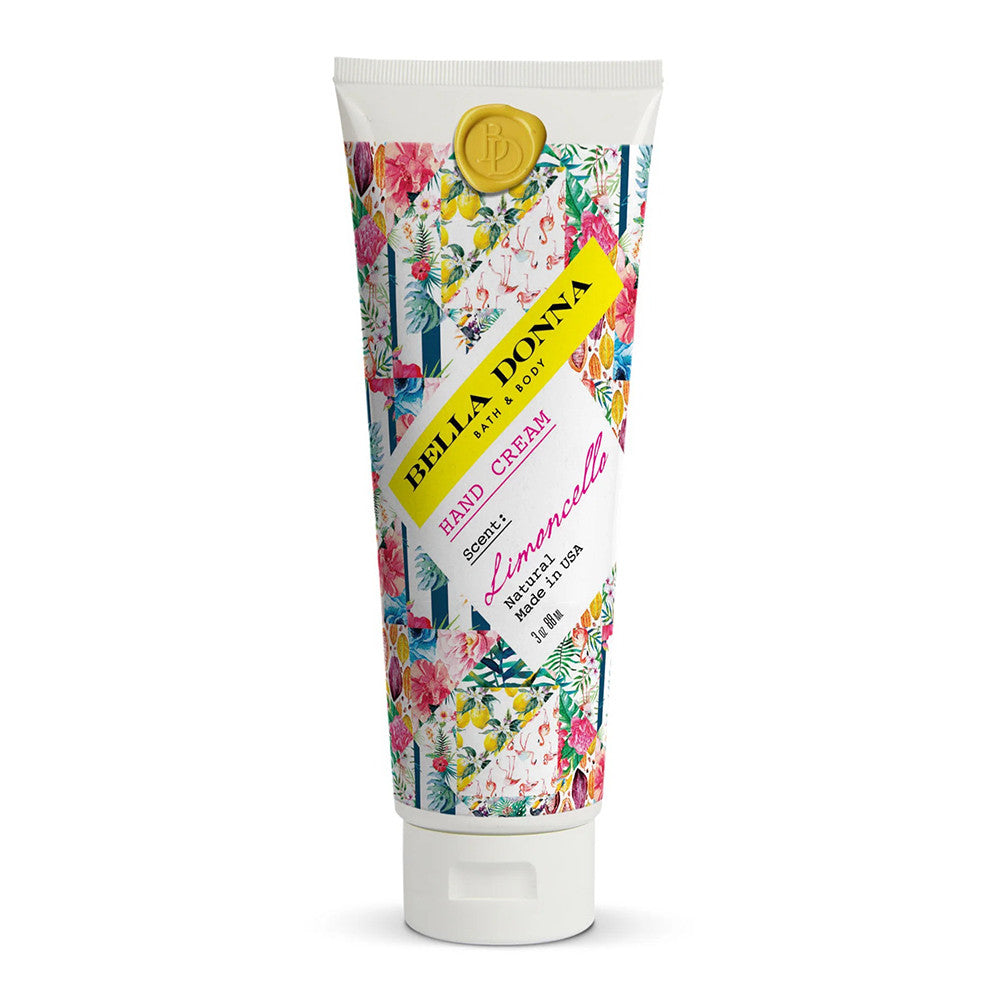 Bella Donna Bath and Body Hand Cream, Limoncello, 3 Oz